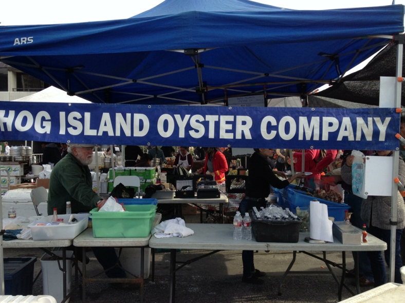 Hog Island Oyster Company Booth