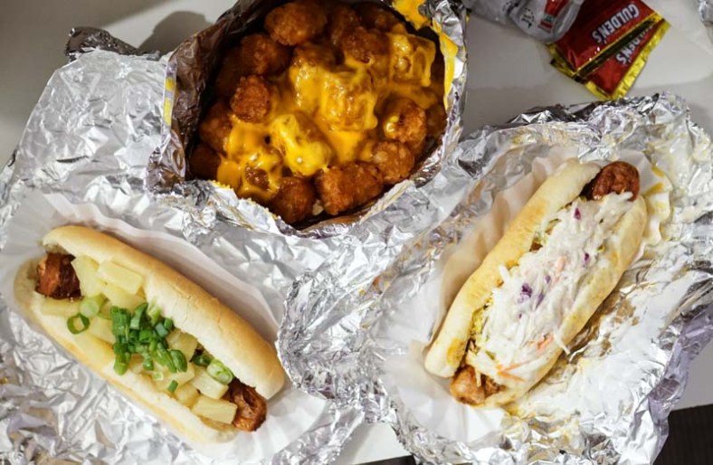 New York City 2017: Tsunami, Cheese Tots, Spicy Redneck, Crif Dogs.